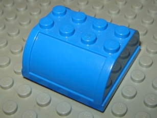 Fabuland Mailbox 4 x 4 x 2 Top in Blue
