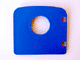 Duplo Door / Window with Porthole in Blue