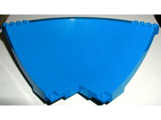 Sports Arena Section / Snowboard Ramp Corner in Blue