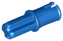 Technic Axle Pin with Friction Ridges Lengthwise in Blue