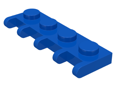 Hinge Vehicle Roof Holder 1 x 4 in Blue