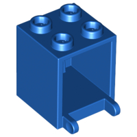 Box 2 x 2 x 2 [Hollow Studs] in Blue