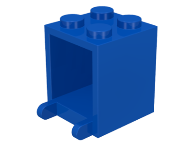 Box 2 x 2 x 2 [Solid Studs] in Blue