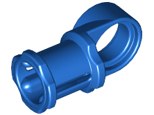 Technic Axle and Pin Connector Toggle Joint Smooth in Blue
