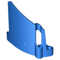 Technic Panel Fairing #22 Large Short, Small Hole, Side A in Blue