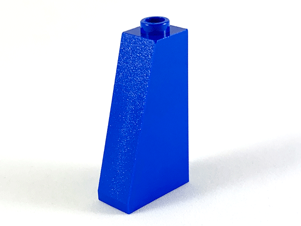 Brick Sloped 75° 2 x 1 x 3 with Open Stud in Blue