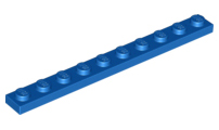 Plate 1 x 10 in Blue