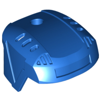 Large Figure Helmet, Hockey in Blue