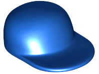 Hat / Cap Long Peak [Plain] in Blue