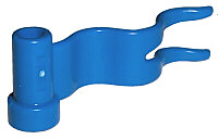 Flag 4 x 1 Wavy [First Wave Left] in Blue