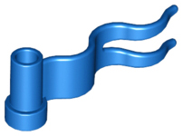 Flag 4 x 1 Wavy [First Wave Right] in Blue