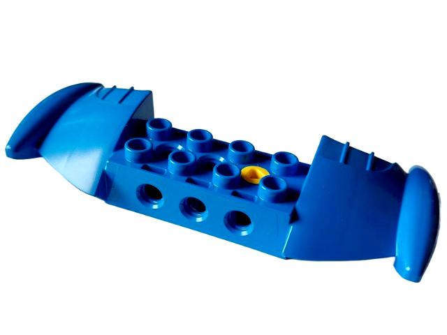 Duplo Toolo Wings with 2 x 4 Brick Center in Blue
