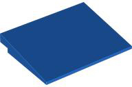 Brick Sloped 10° 6 x 8 in Blue