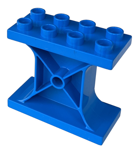 Duplo Support Brick 2 x 4 x 3 in Blue