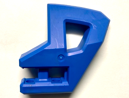 Technic Panel RC Car Flexible Bumper Left in Blue