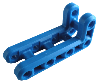 Technic Beam 3 x 7 L-Shape Double in Blue
