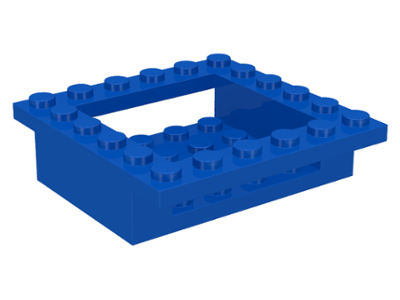 Cockpit 6 x 6 x 1 Cabin Base in Blue