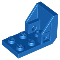 Bracket 3 x 2 - 2 x 2 [aka Space Seat] in Blue