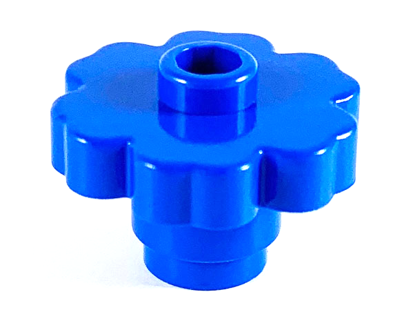 Plant, Flower 2 x 2 - Round [Open Stud] in Blue