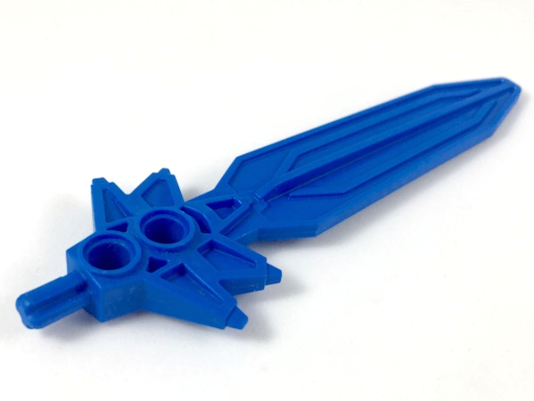 Large Figure Weapon Sword, Santis (Series 1) in Blue