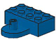 Brick Special 2 x 4 with Coupling, Male in Blue
