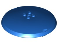 Pod, Top Cap 9 x 9 x 1 1/3 X-Pod in Blue