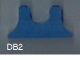Fabuland Ferris Wheel Axle Support 2 x 6 x 3 in Blue