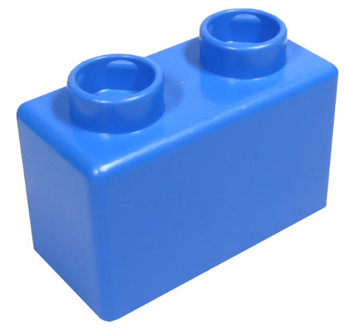 Quatro Brick 1 x 2 in Blue