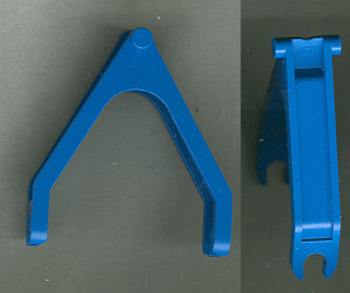 Fabuland, Ferris Wheel Seat Holder in Blue