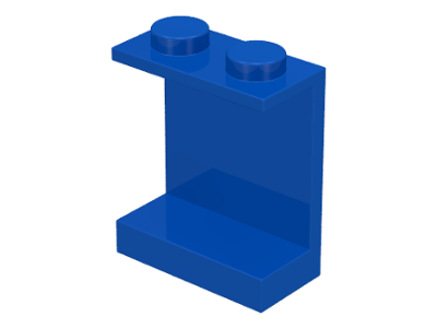 Panel 1 x 2 x 2 [Solid Studs] in Blue