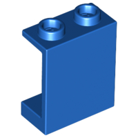 Panel 1 x 2 x 2 [Hollow Studs] in Blue