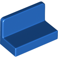 Panel 1 x 2 x 1 [Rounded Corners] in Blue
