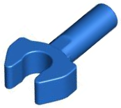 Bar 1L with Clip [Cut Edges and One Side Hole] [Full Clip] in Blue