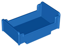 Duplo Bed 3 x 5 x 1 2/3 in Blue