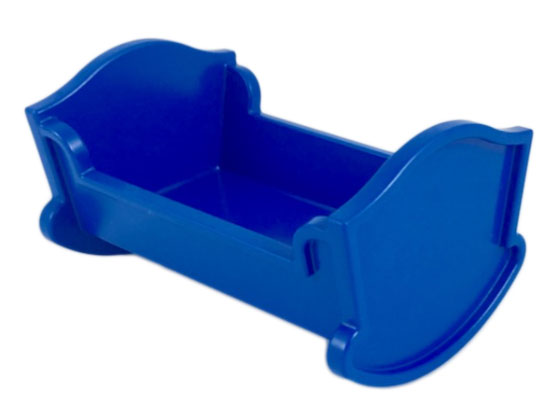 Belville / Duplo, Baby Crib / Cradle in Blue