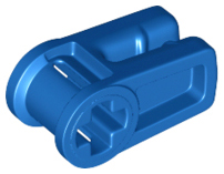 Wire Clip with Axle Hole in Blue