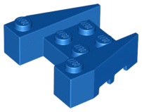 Brick Wedged 3 x 4 [Stud Notches] in Blue