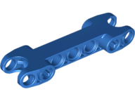 Technic Axle and Pin Connector 2 x 7 with Two Ball Joint Sockets in Blue