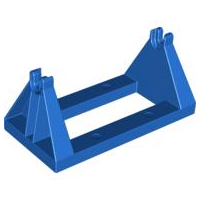 Duplo Train Tipper Holder 4 x 8 (Skip Holder) in Blue
