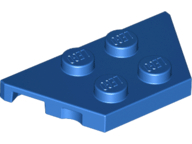 Wedge Plate 2 x 4 in Blue