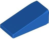 Brick Sloped 18° 2 x 1 x 2/3 in Blue