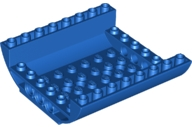 Brick Curved Inverted 8 x 8 x 2 Double in Blue