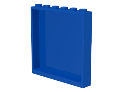 Panel 1 x 6 x 5 in Blue