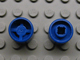Wheel 11 x 12 with Hole Notched for Wheels Holder Pin in Blue