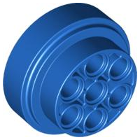 Wheel 31 x 15 Technic, 7 Pin Holes in Blue