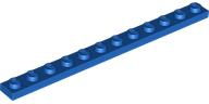 Plate 1 x 12 in Blue