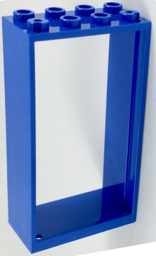 Door Frame 2 x 4 x 6 in Blue