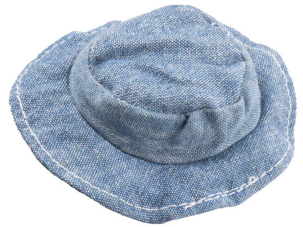 Duplo Hat with Brim in Blue