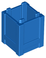 Container Box 2 x 2 x 2 - Top Opening in Blue