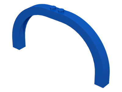 Brick Arch 1 x 12 x 5 Curved Top in Blue